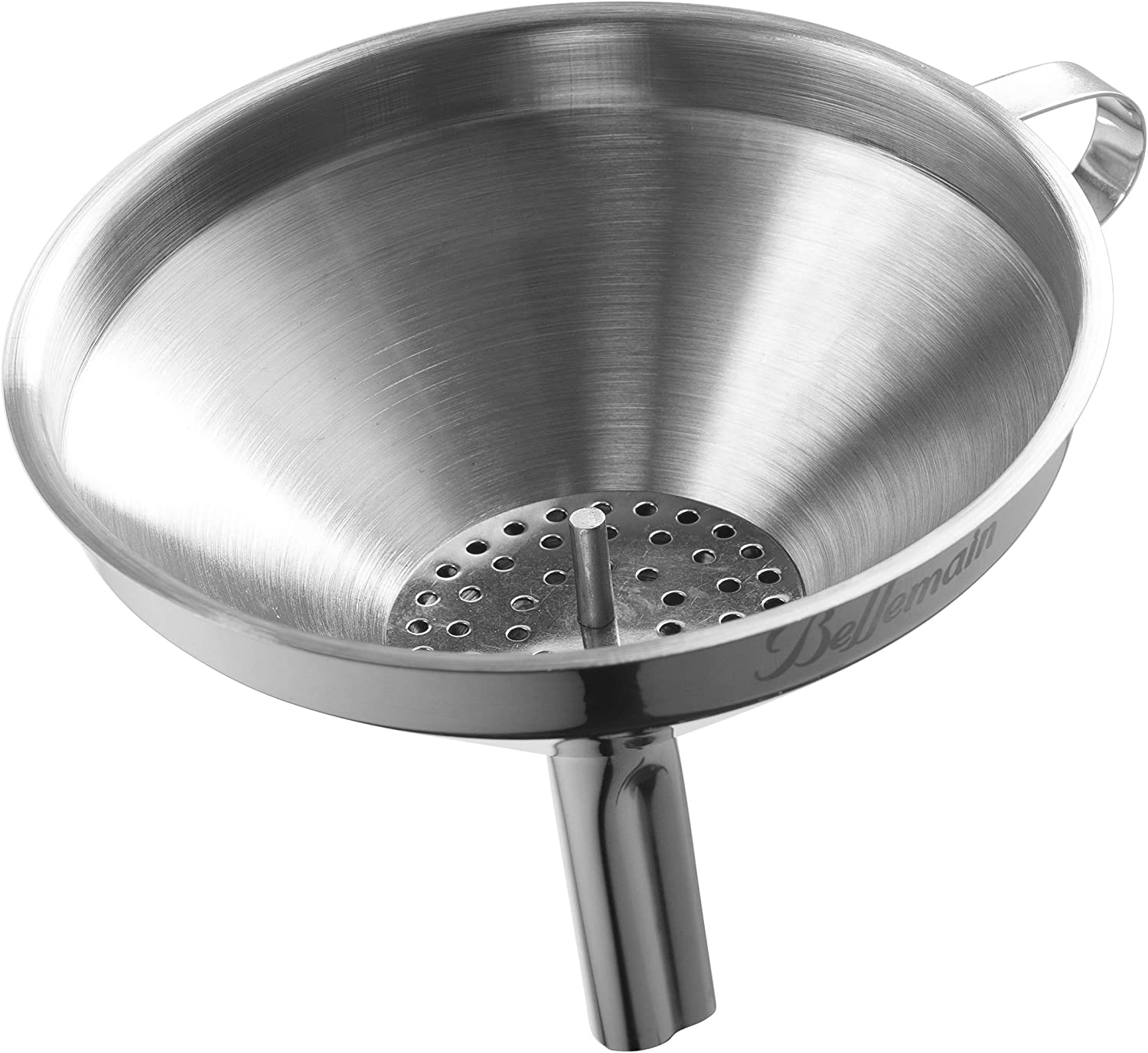 Funnel with strainer